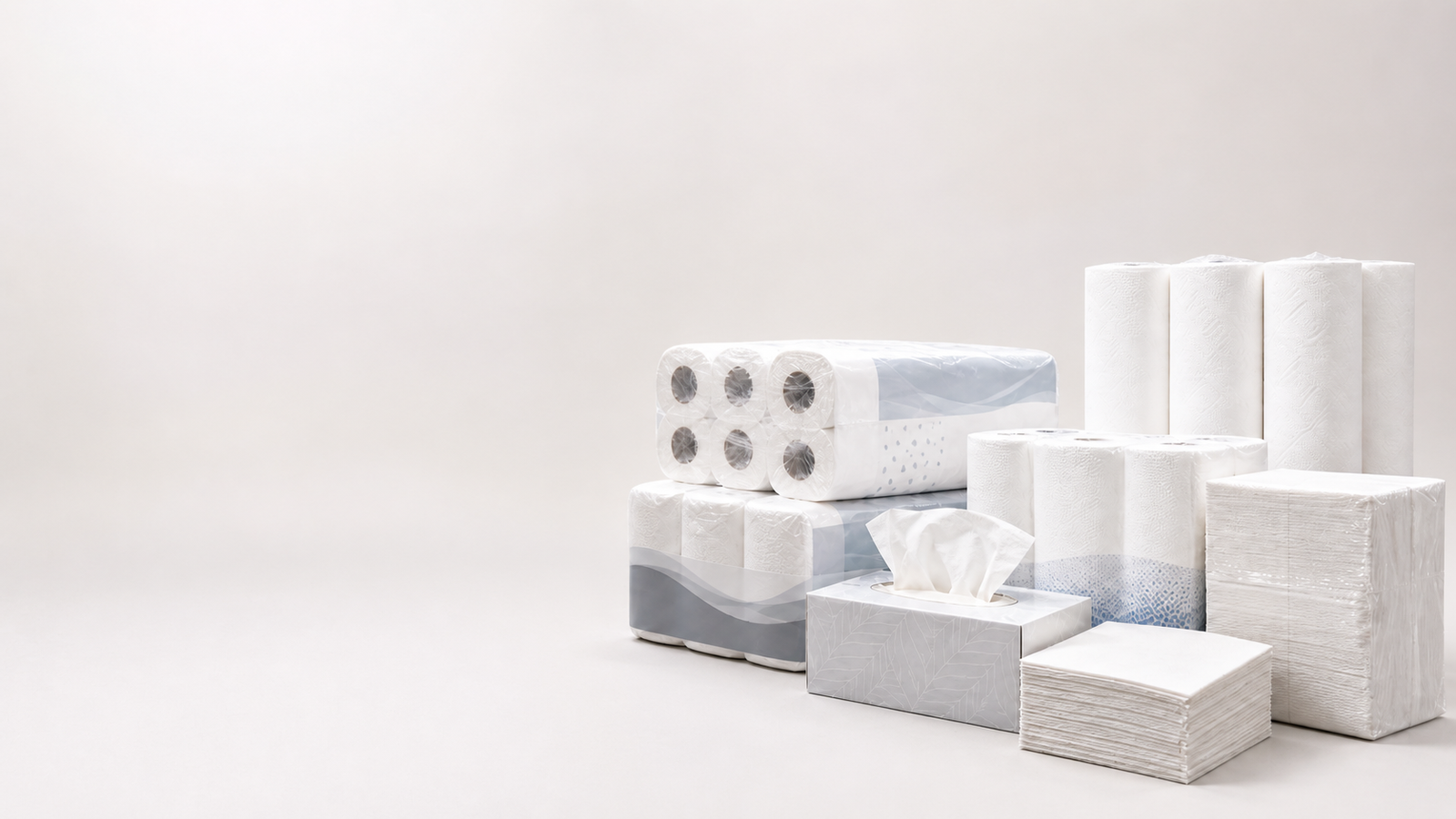 Paper products for retail office and wholesale supply